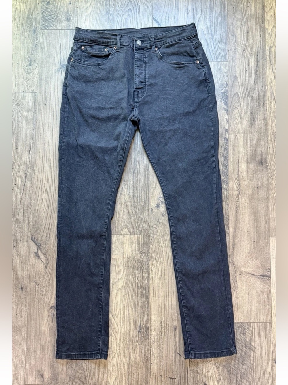 Levi’s 501 Original Fit Men’s Jeans W34 L32 Black Straight Leg 100% Cotton